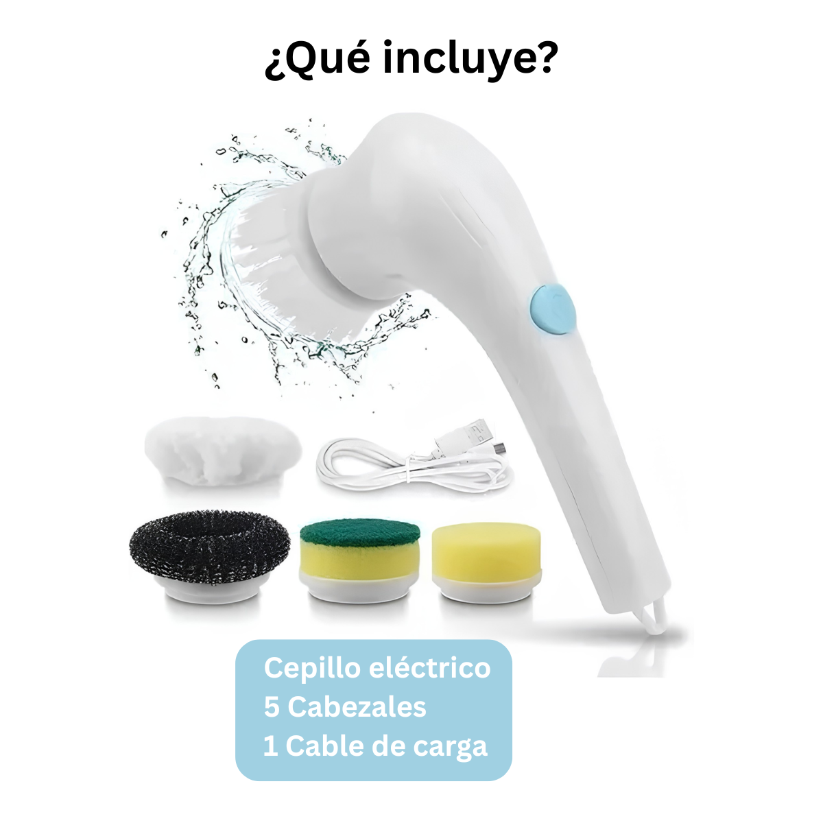 Cepillo 5 en 1 limpieza