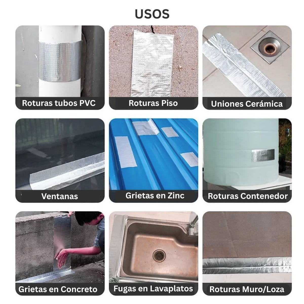 Cinta de Reparación Impermeable