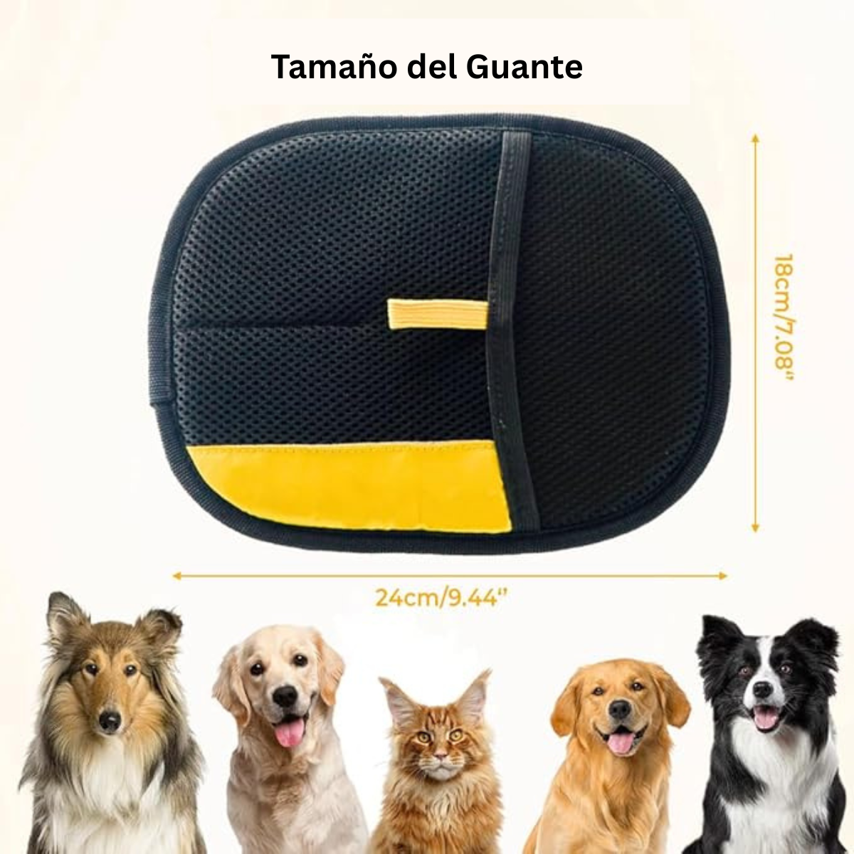 Guante Removedor de Pelos de Mascotas