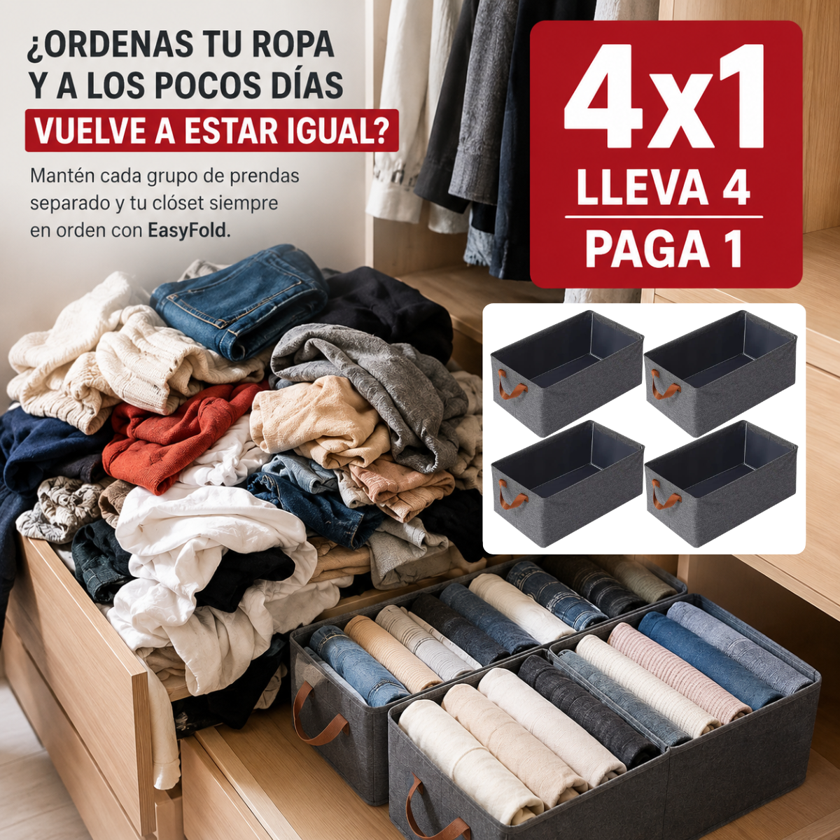 EasyFold - Mantén tu ropa siempre ordenada