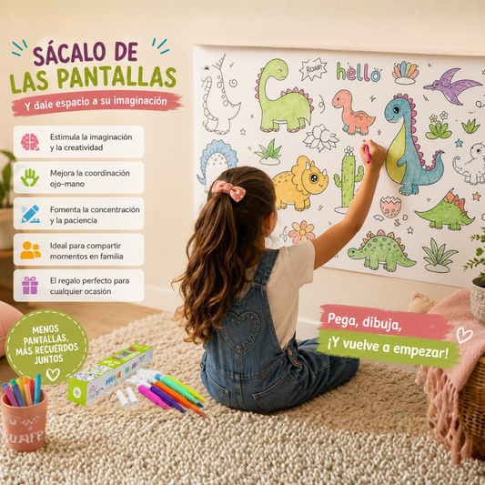 Rollo para Pintar Creativo para Niños