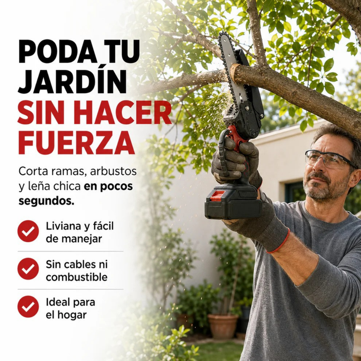 PowerCut - Poda ramas con menos esfuerzo