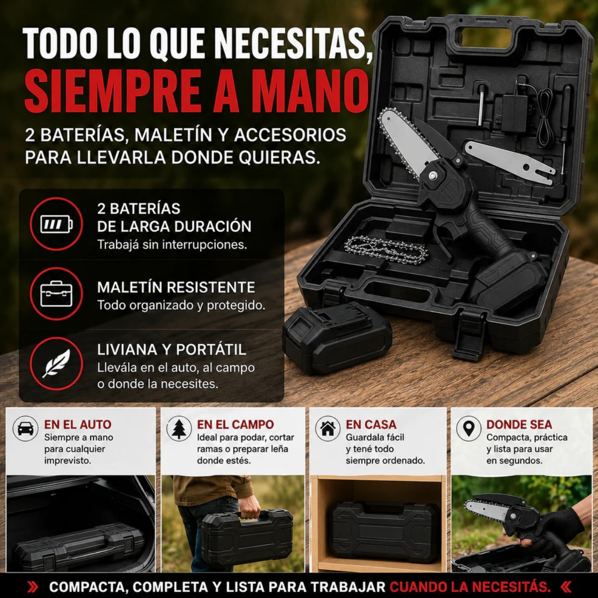PowerCut - Poda ramas con menos esfuerzo