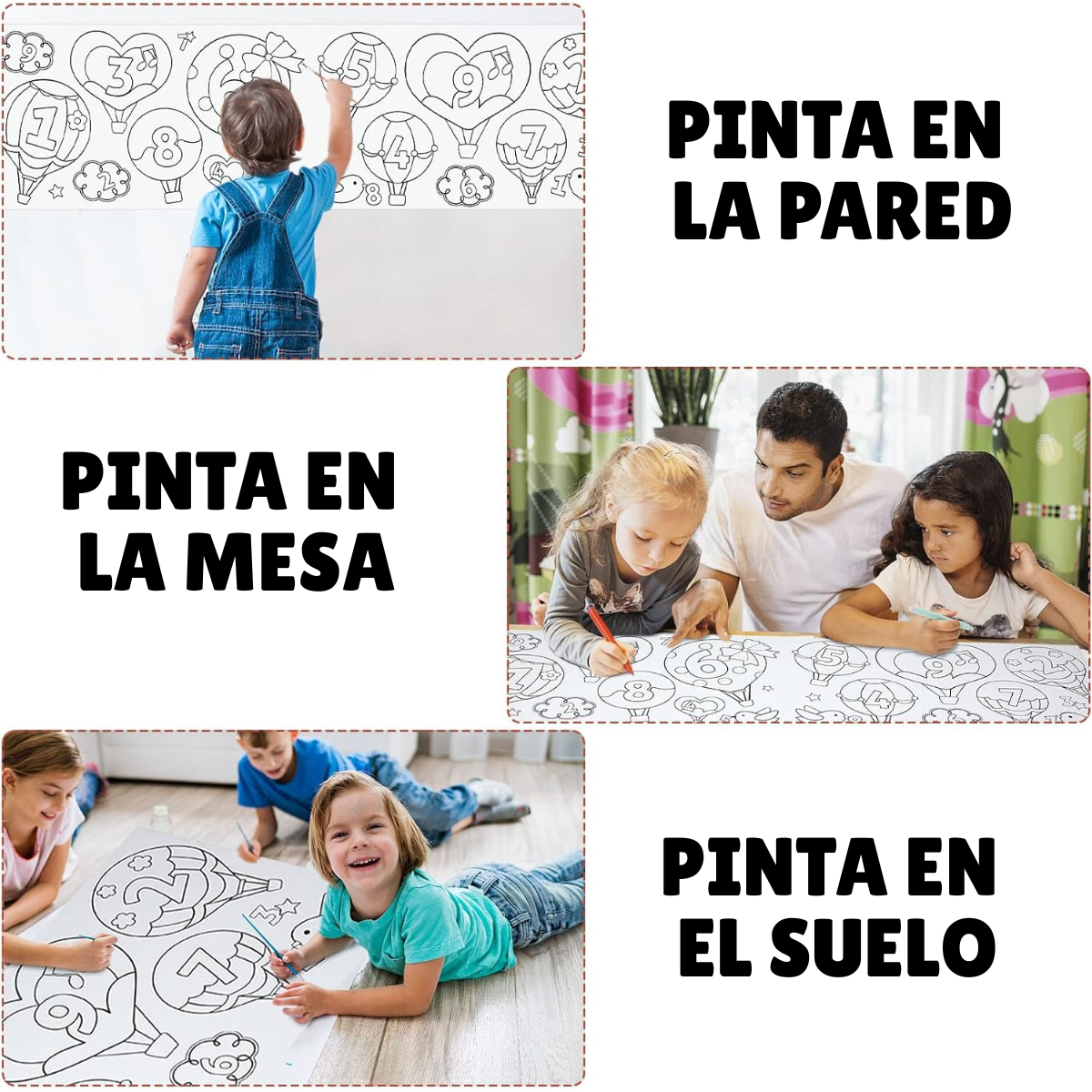 Rollo para Pintar Creativo para Niños