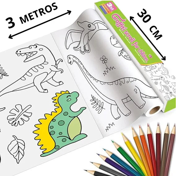 Rollo para Pintar Creativo para Niños