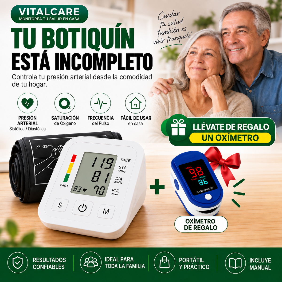 VitalCare - Monitorea tu salud en casa