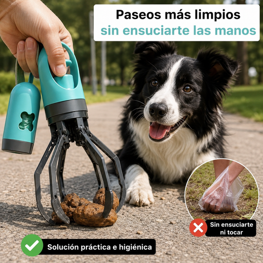 Recogedor Portátil de Excrementos Mascotas