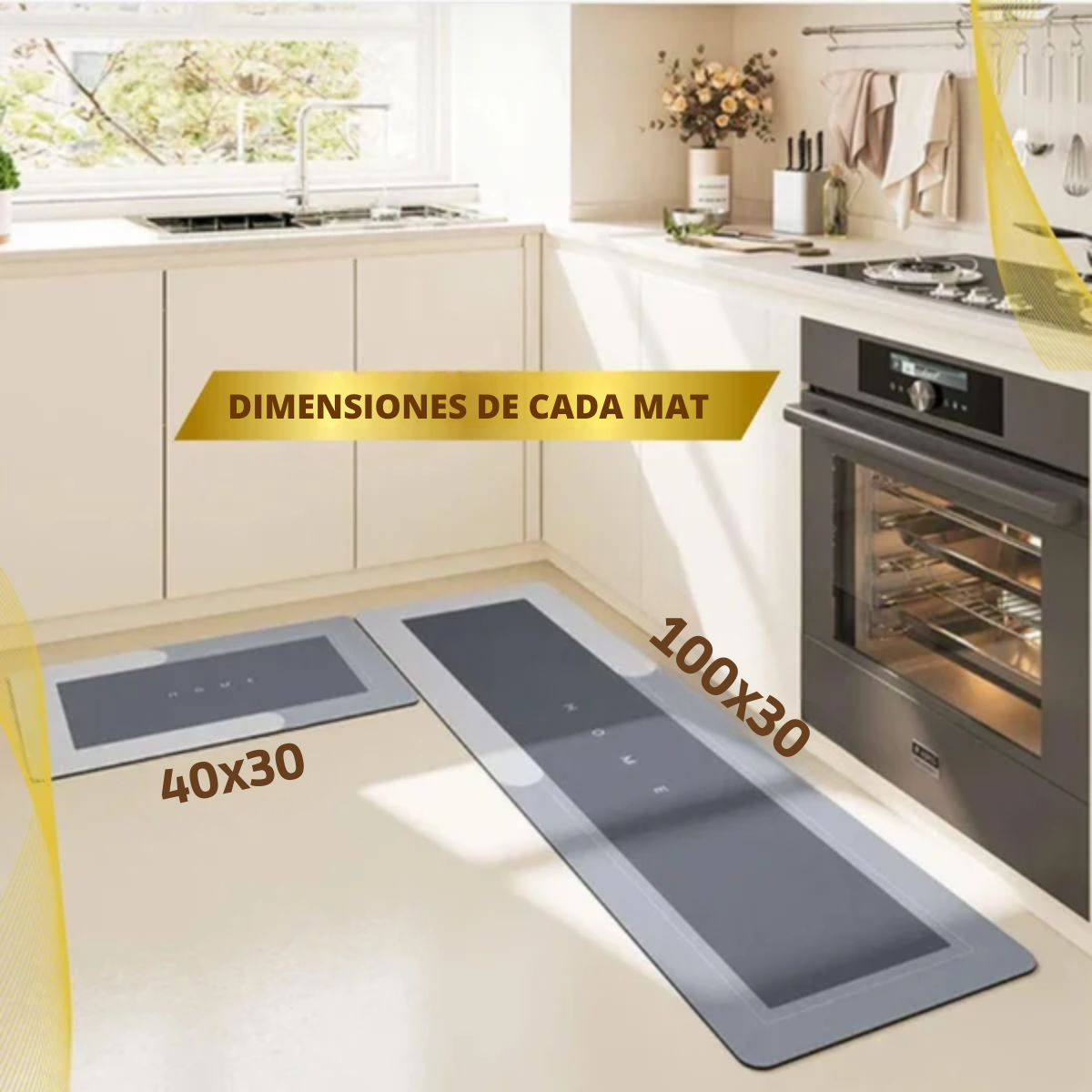 SoftDry Mat - Pisos secos mientras cocinas
